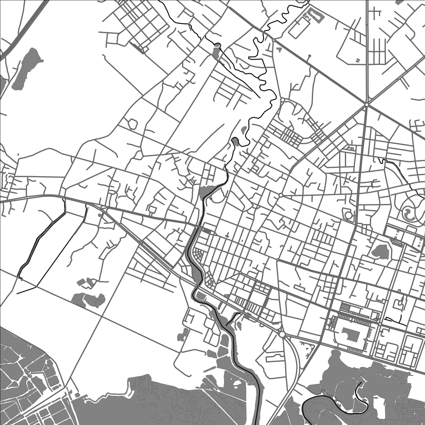 ROAD MAP OF BA RIA, VIETNAM BY MAPBAKES