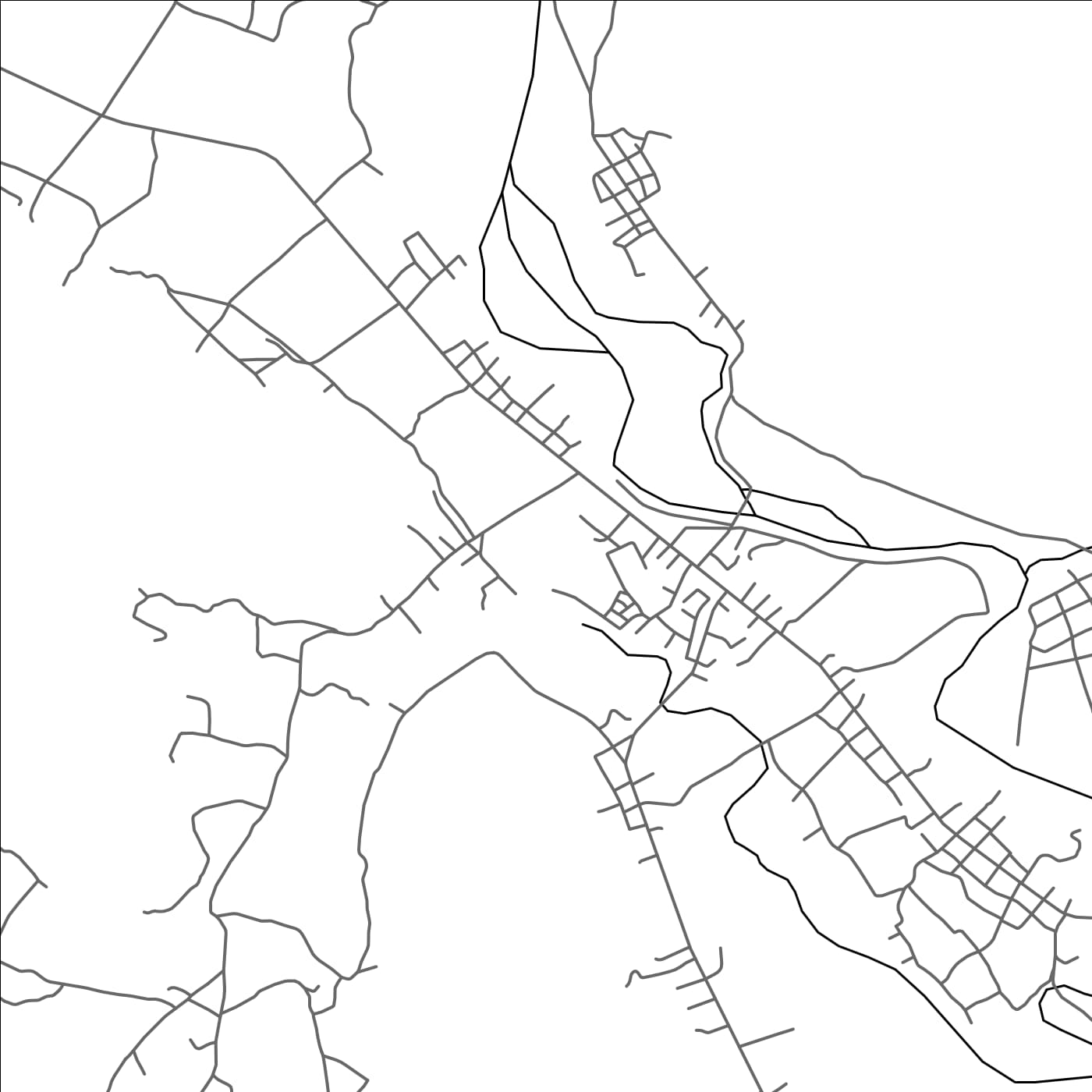 ROAD MAP OF BO, VIETNAM BY MAPBAKES