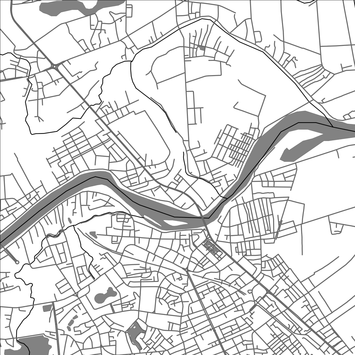 ROAD MAP OF DONG HA, VIETNAM BY MAPBAKES