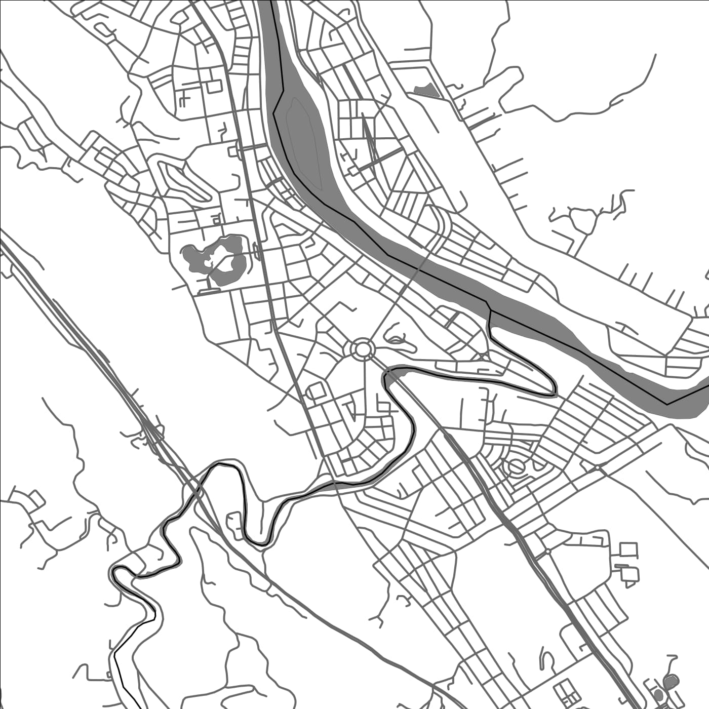 ROAD MAP OF LAO CAI, VIETNAM BY MAPBAKES