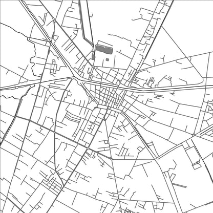 ROAD MAP OF SOC TRANG, VIETNAM BY MAPBAKES