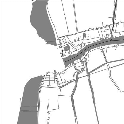 ROAD MAP OF SONG DOC, VIETNAM BY MAPBAKES