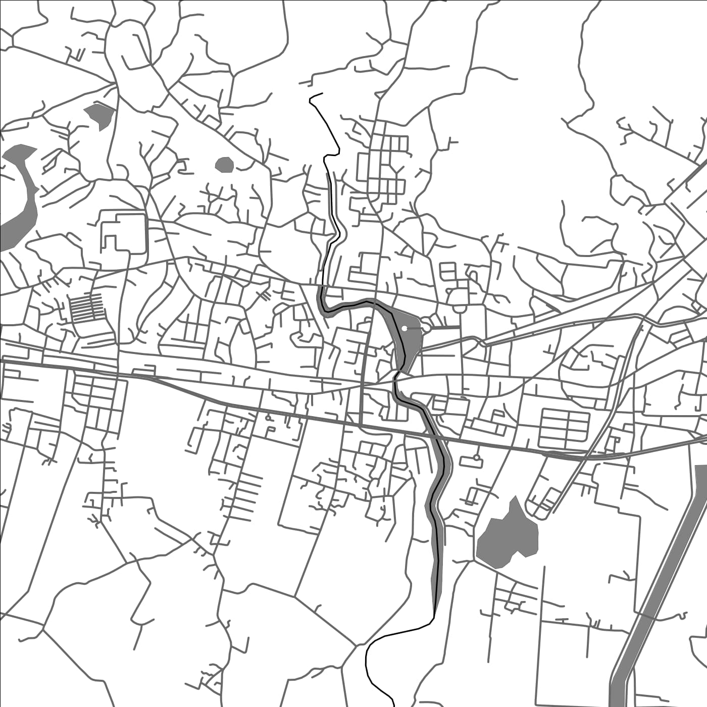 ROAD MAP OF THANH PHO UONG BI, VIETNAM BY MAPBAKES