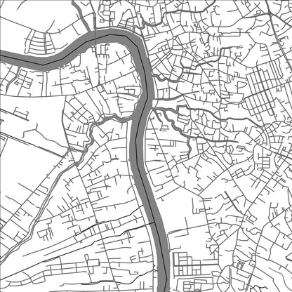 ROAD MAP OF THU DAU MOT, VIETNAM BY MAPBAKES