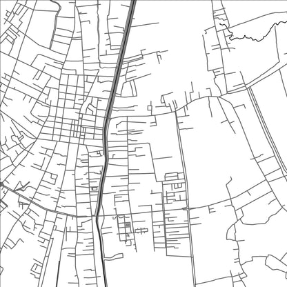 ROAD MAP OF TRA VINH, VIETNAM BY MAPBAKES