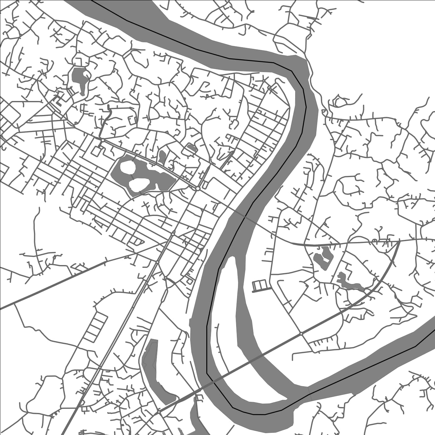 ROAD MAP OF TUYEN QUANG, VIETNAM BY MAPBAKES