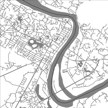 ROAD MAP OF TUYEN QUANG, VIETNAM BY MAPBAKES