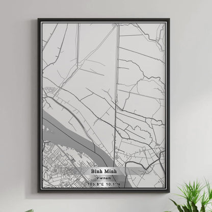 ROAD MAP OF BINH MINH, VIETNAM BY MAPBAKES