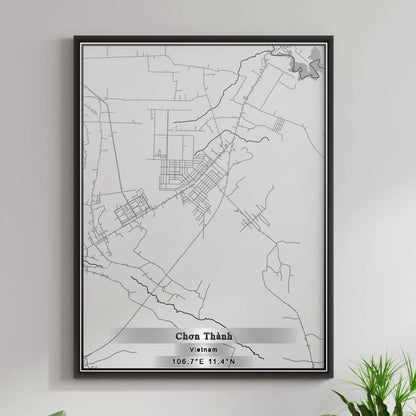 ROAD MAP OF CHON THANH, VIETNAM BY MAPBAKES