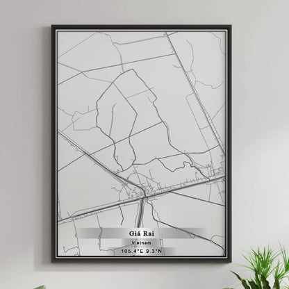 ROAD MAP OF GIA RAI, VIETNAM BY MAPBAKES