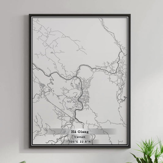 ROAD MAP OF HA GIANG, VIETNAM BY MAPBAKES