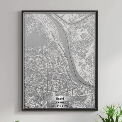 ROAD MAP OF HANOI, VIETNAM BY MAPBAKES