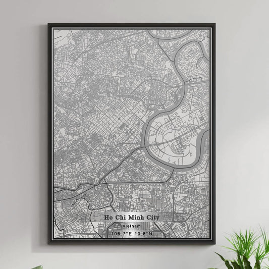 ROAD MAP OF HO CHI MINH CITY, VIETNAM BY MAPBAKES