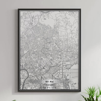 ROAD MAP OF HO NAI, VIETNAM BY MAPBAKES