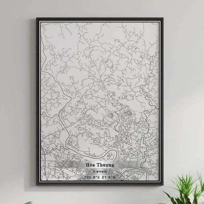 ROAD MAP OF HOA THUONG, VIETNAM BY MAPBAKES