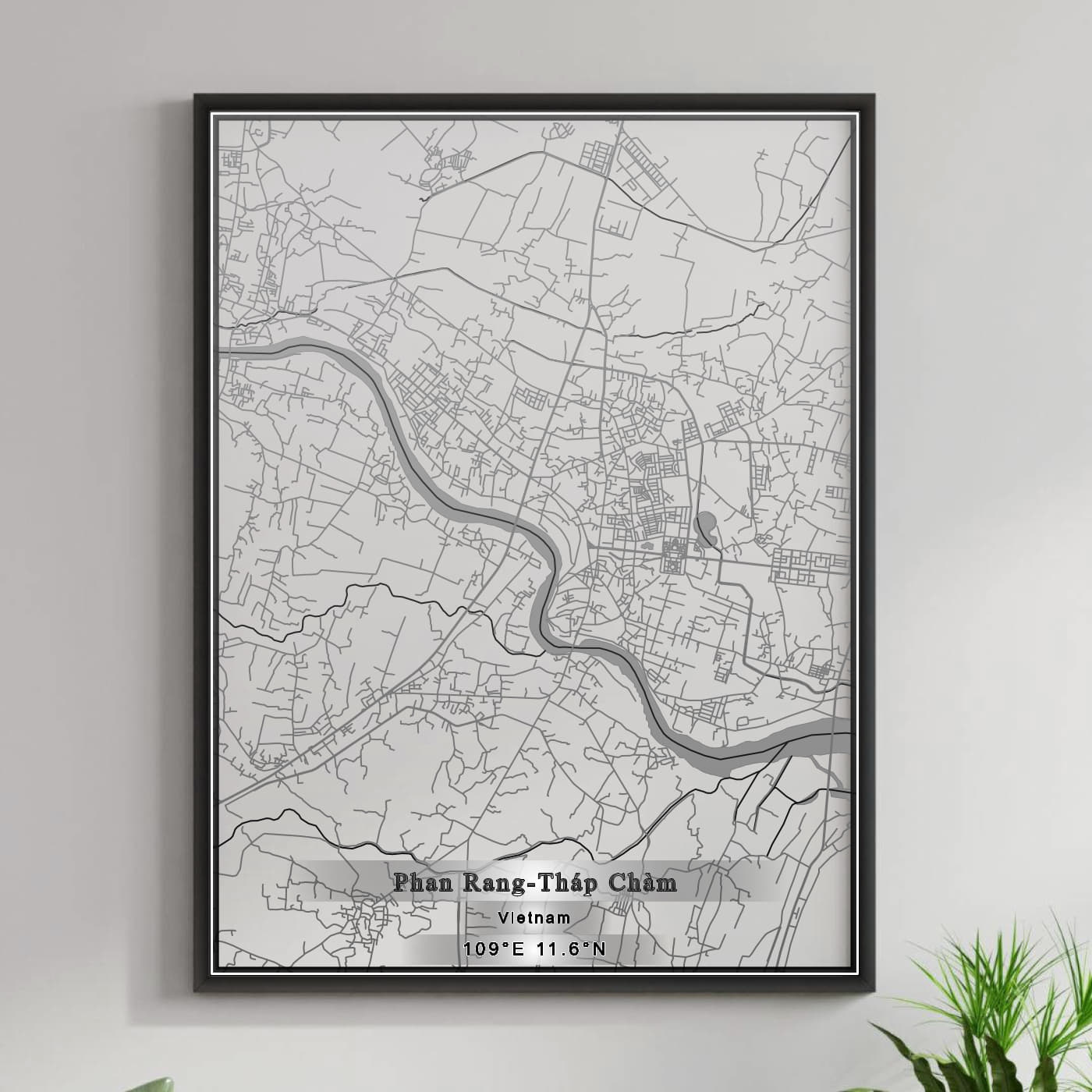 ROAD MAP OF PHAN RANG-THAP CHAM, VIETNAM BY MAPBAKES