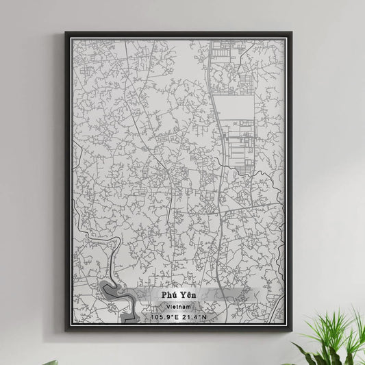 ROAD MAP OF PHU YEN, VIETNAM BY MAPBAKES