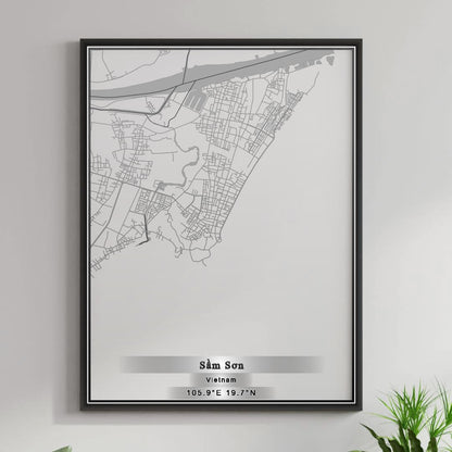 ROAD MAP OF SAM SON, VIETNAM BY MAPBAKES