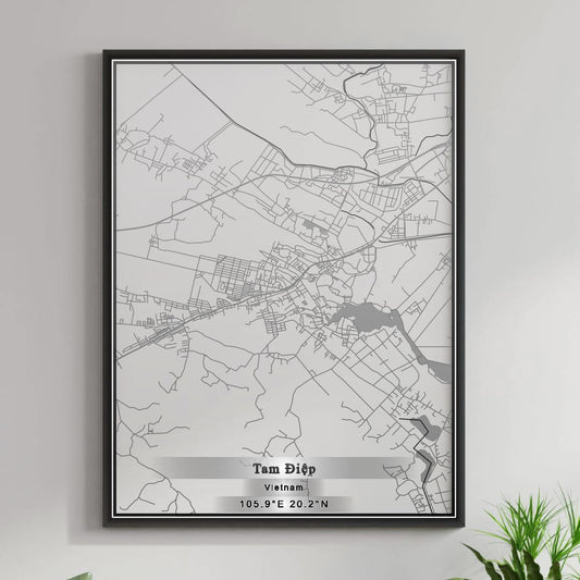 ROAD MAP OF TAM DIEP, VIETNAM BY MAPBAKES