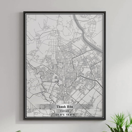 ROAD MAP OF THANH HOA, VIETNAM BY MAPBAKES