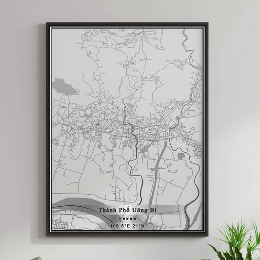 ROAD MAP OF THANH PHO UONG BI, VIETNAM BY MAPBAKES
