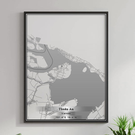 ROAD MAP OF THUAN AN, VIETNAM BY MAPBAKES