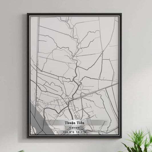 ROAD MAP OF THUAN TIEN, VIETNAM BY MAPBAKES
