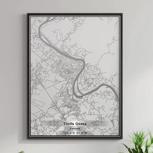 ROAD MAP OF TUYEN QUANG, VIETNAM BY MAPBAKES