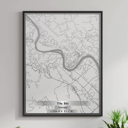 ROAD MAP OF YEN BAI, VIETNAM BY MAPBAKES